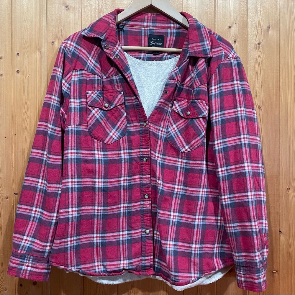 Flannel Fleece Lined Jacket